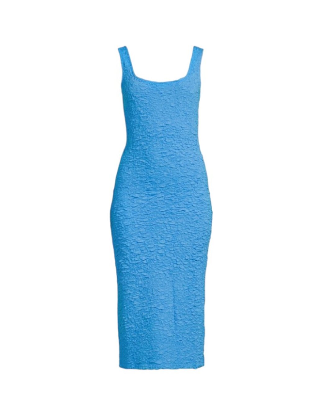SAMSØE SAMSØE Marit Midi Dress Womens Medium Ibiza Blue Samsoe Samsoe Stretch